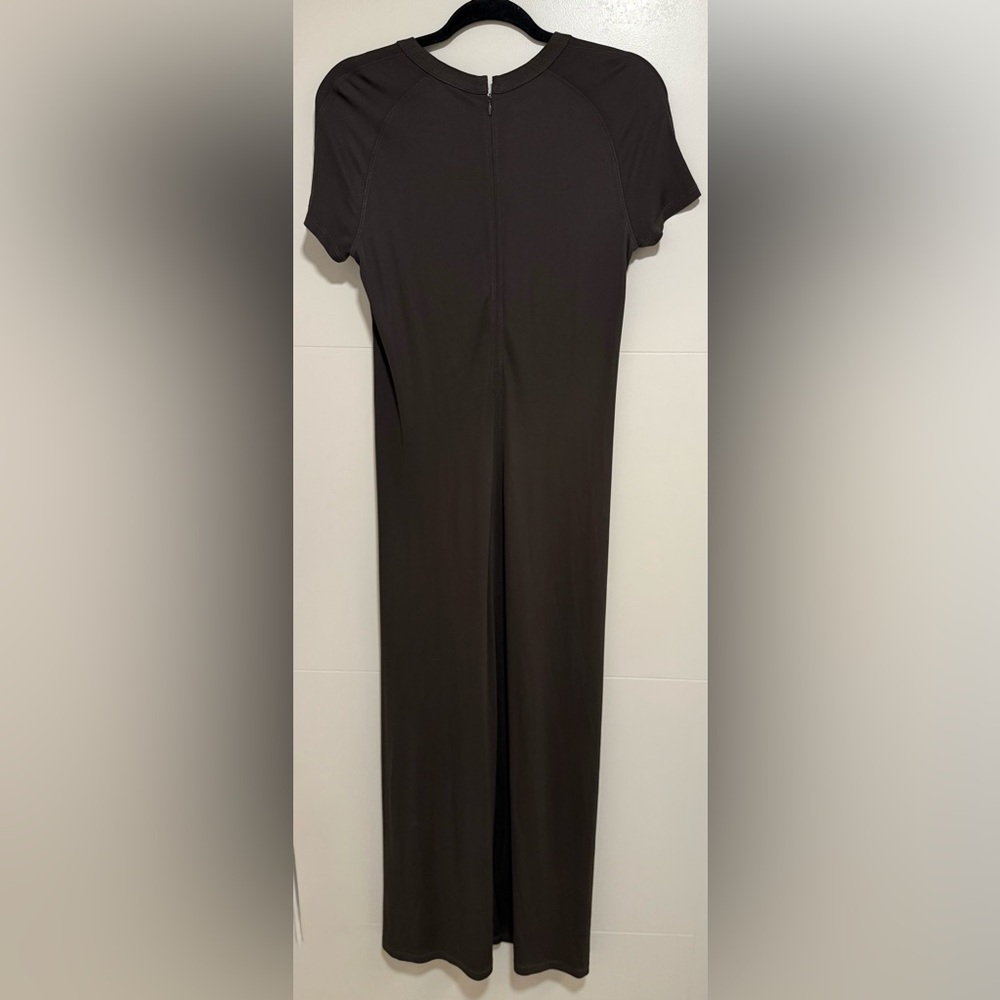 Toteme Olive Green Short Sleeve Maxi Dress - Picture 11 of 15